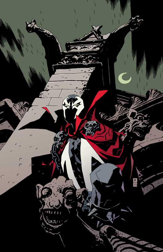 Spawn 100 - Cover Art By Mike Mignola.jpg